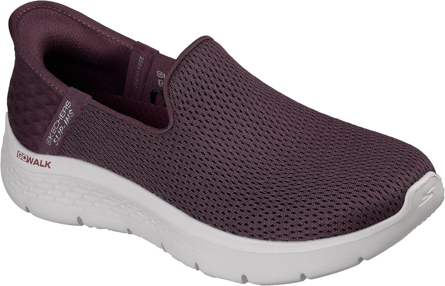 imageSkechers Womens Hands Free Slipins Go Walk Flex SneakersBurgundy