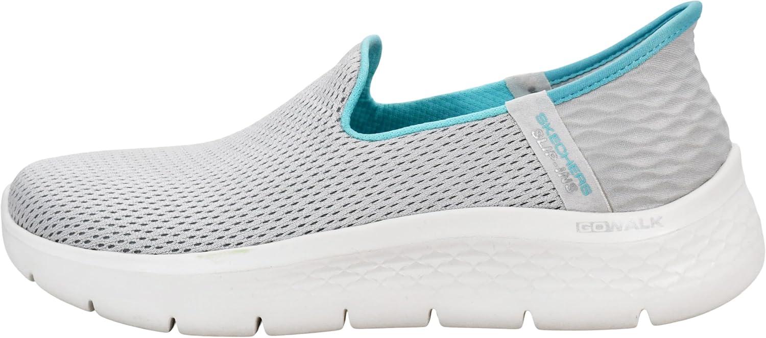 imageSkechers Womens Hands Free Slipins Go Walk Flex SneakersGreyLight Blue