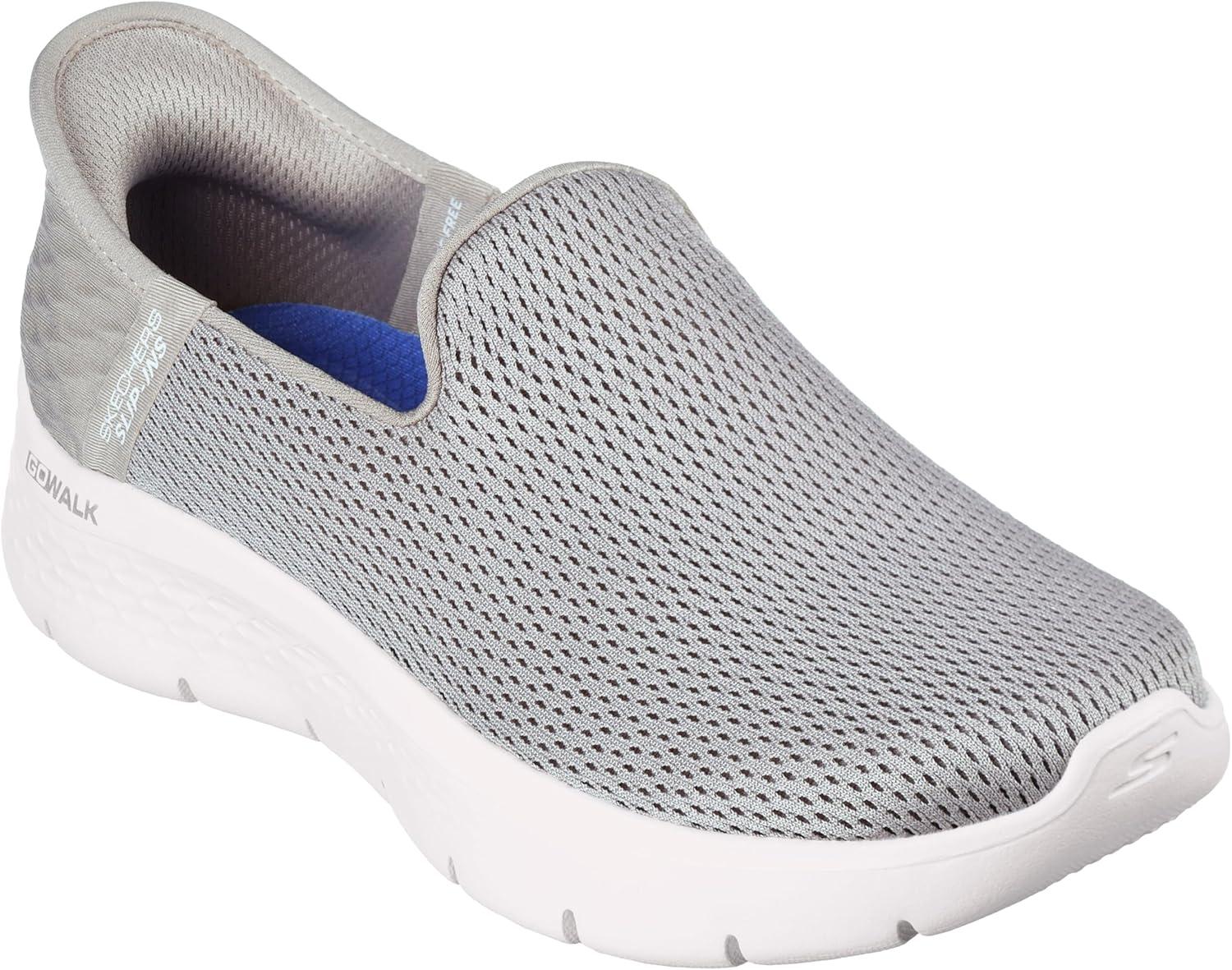 imageSkechers Womens Hands Free Slipins Go Walk Flex SneakersTaupeBlue