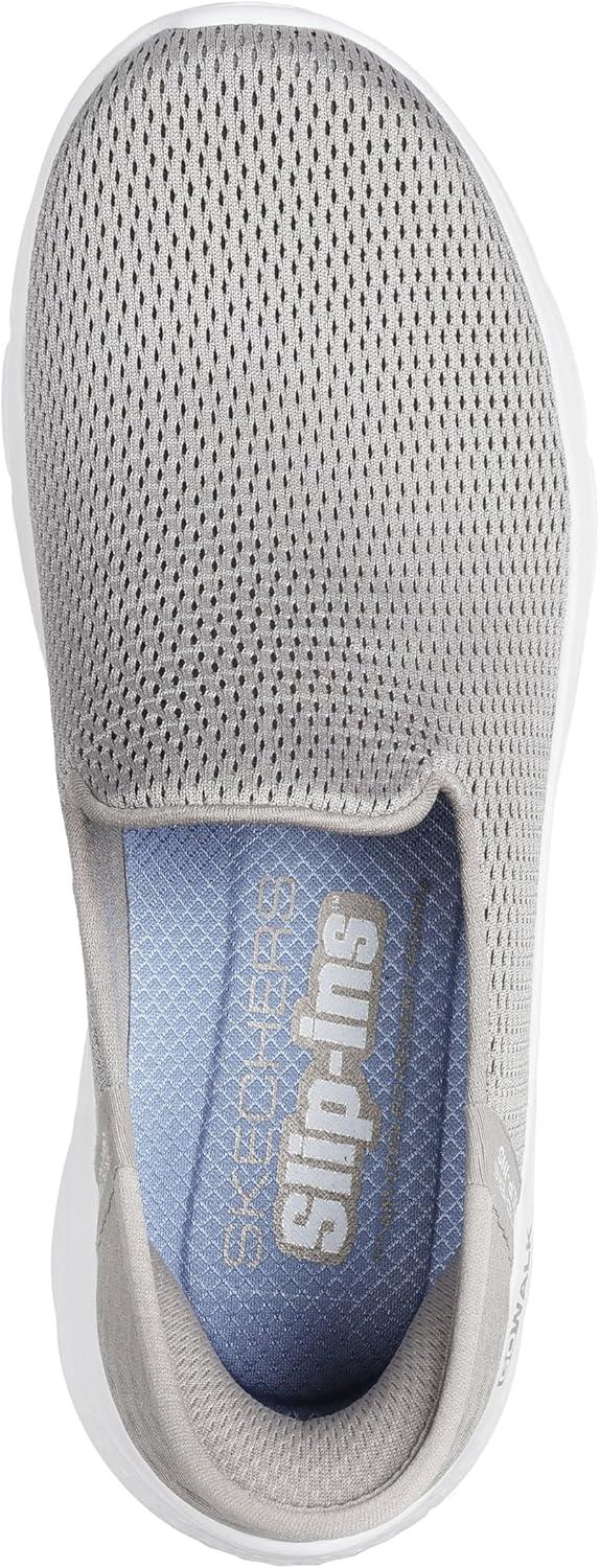 imageSkechers Womens Hands Free Slipins Go Walk Flex SneakersTaupeBlue
