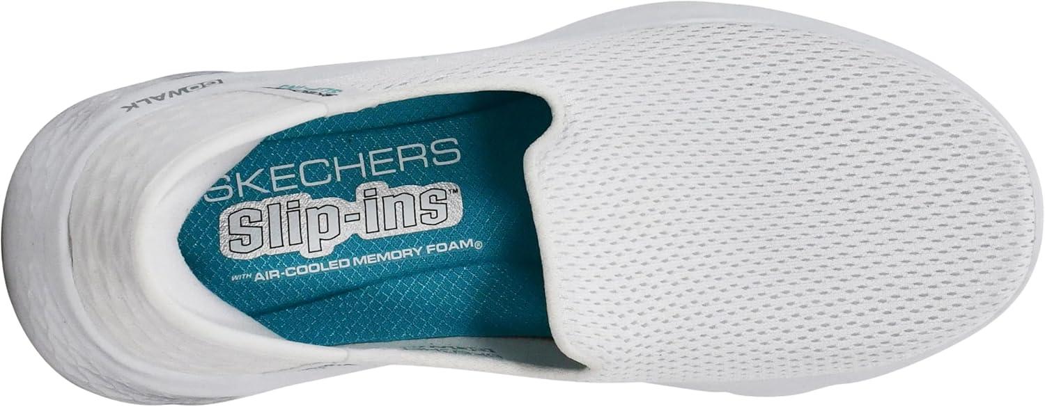 imageSkechers Womens Hands Free Slipins Go Walk Flex SneakersWhite