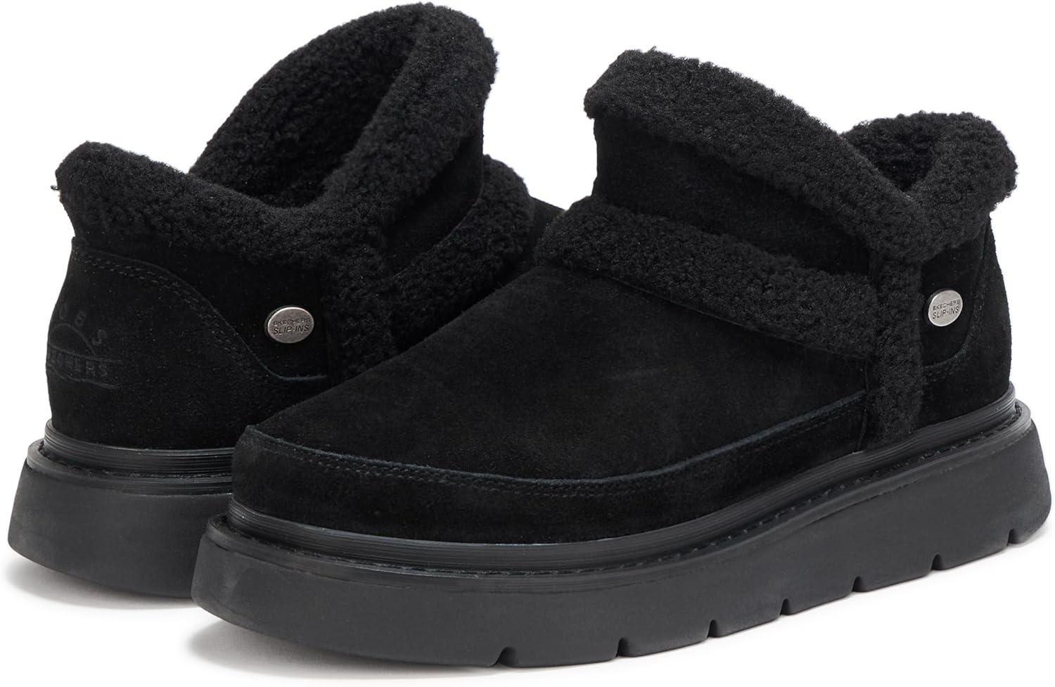 imageSkechers Womens Hands Free Slipins Keepsakes Lite Bootie Ankle BootBlackBlack