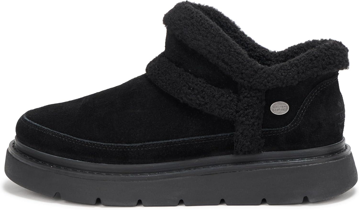 imageSkechers Womens Hands Free Slipins Keepsakes Lite Bootie Ankle BootBlackBlack