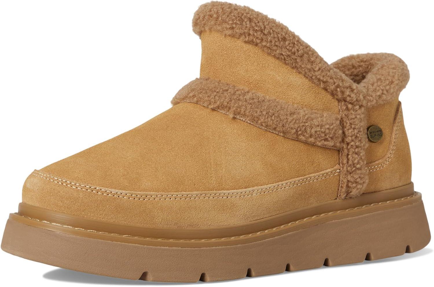 imageSkechers Womens Hands Free Slipins Keepsakes Lite Bootie Ankle BootChestnut