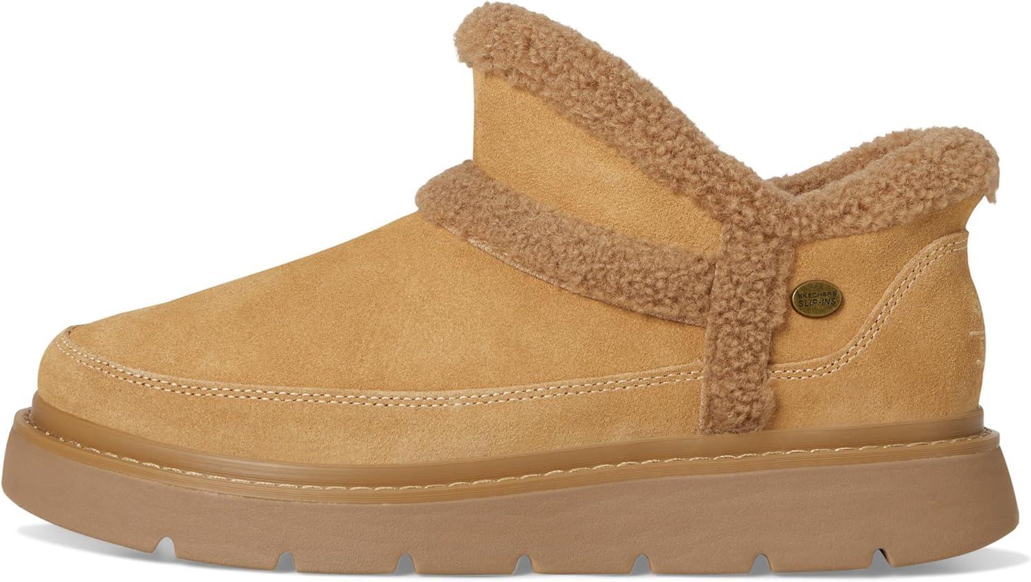 imageSkechers Womens Hands Free Slipins Keepsakes Lite Bootie Ankle BootChestnut