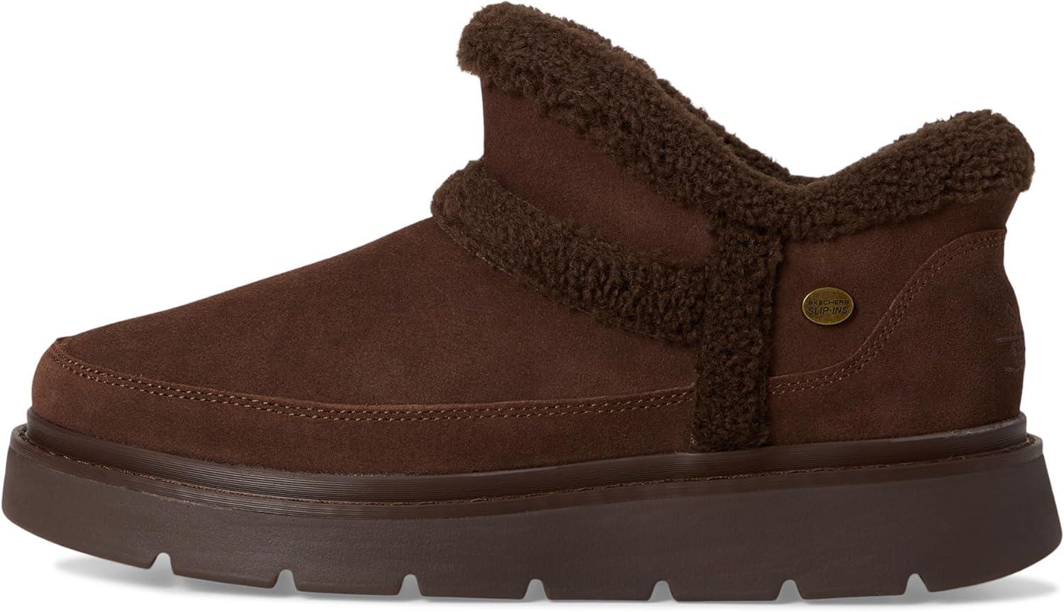 imageSkechers Womens Hands Free Slipins Keepsakes Lite Bootie Ankle BootChocolate