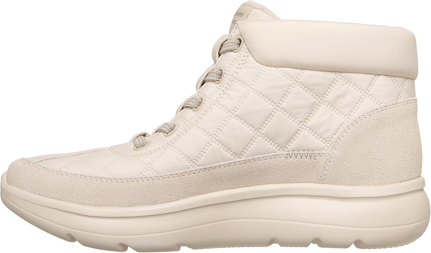 imageSkechers Womens Hands Free Slipins OnThego Encore Quilted Nylon Chugga Ankle BootNatural