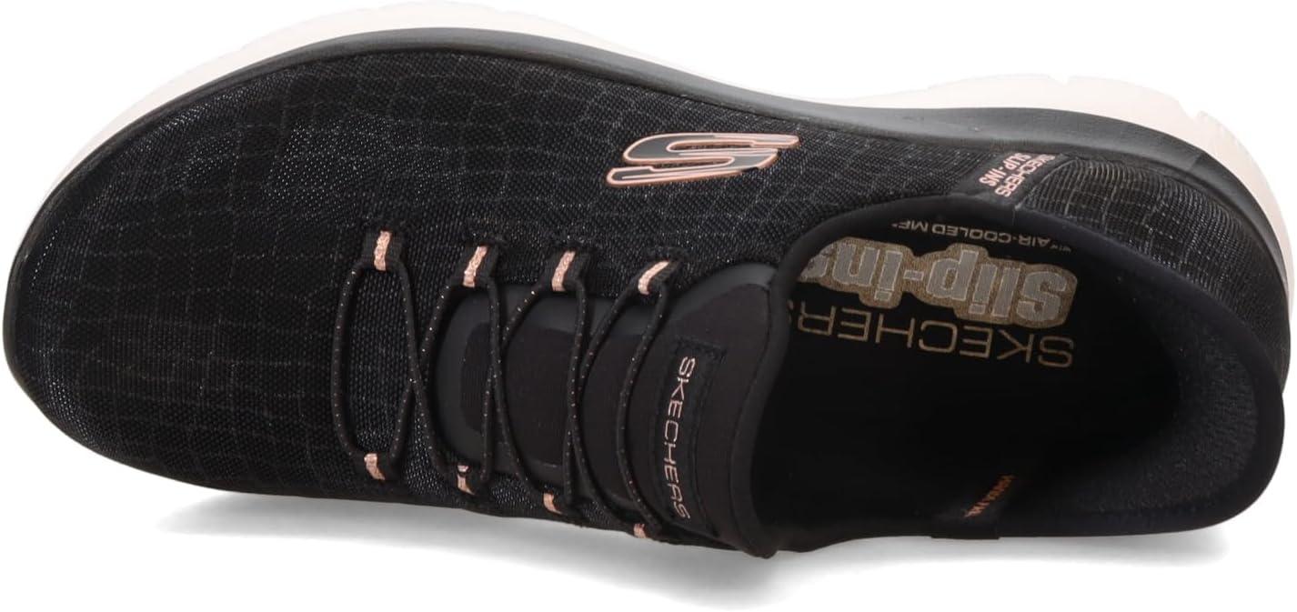 imageSkechers Womens Hands Free Slipins SummitsClassy NightBlack Rose Gold