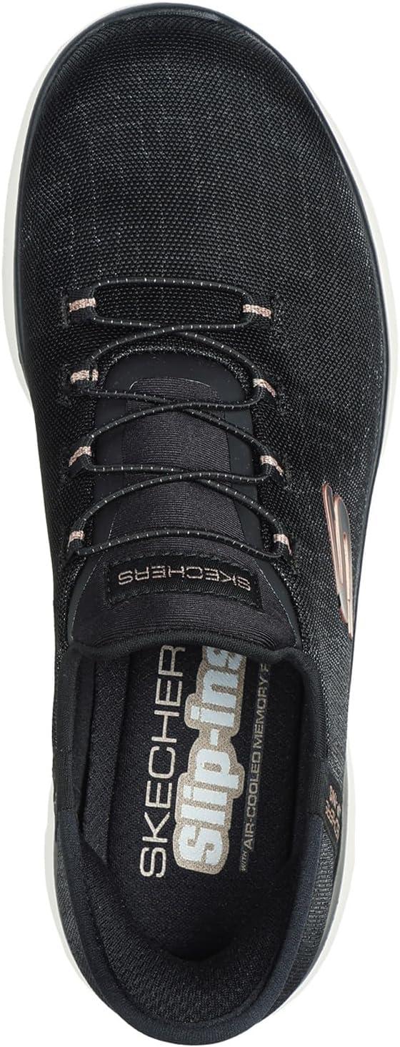 imageSkechers Womens Hands Free Slipins SummitsClassy NightBlack Rose Gold