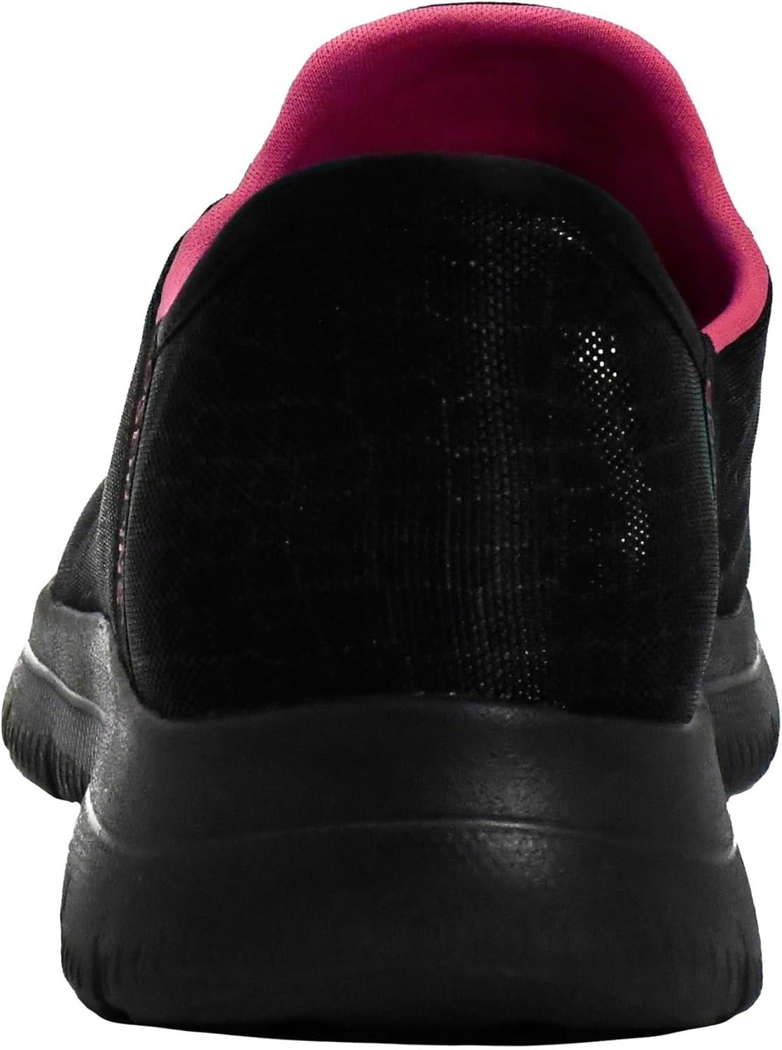 imageSkechers Womens Hands Free Slipins SummitsClassy NightBlackHot Pink