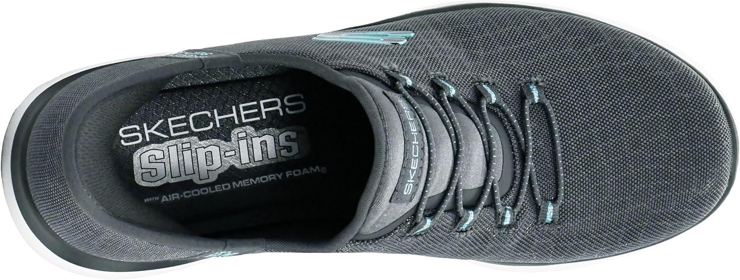imageSkechers Womens Hands Free Slipins SummitsClassy NightGreyLight Blue
