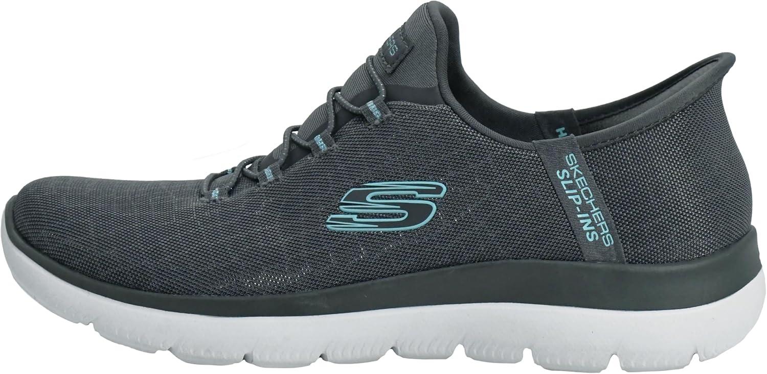 imageSkechers Womens Hands Free Slipins SummitsClassy NightGreyLight Blue