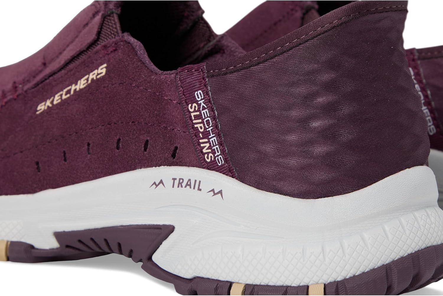 imageSkechers Womens Hillcrest Sunapee Hands Free SlipIn LoafersBurgundy