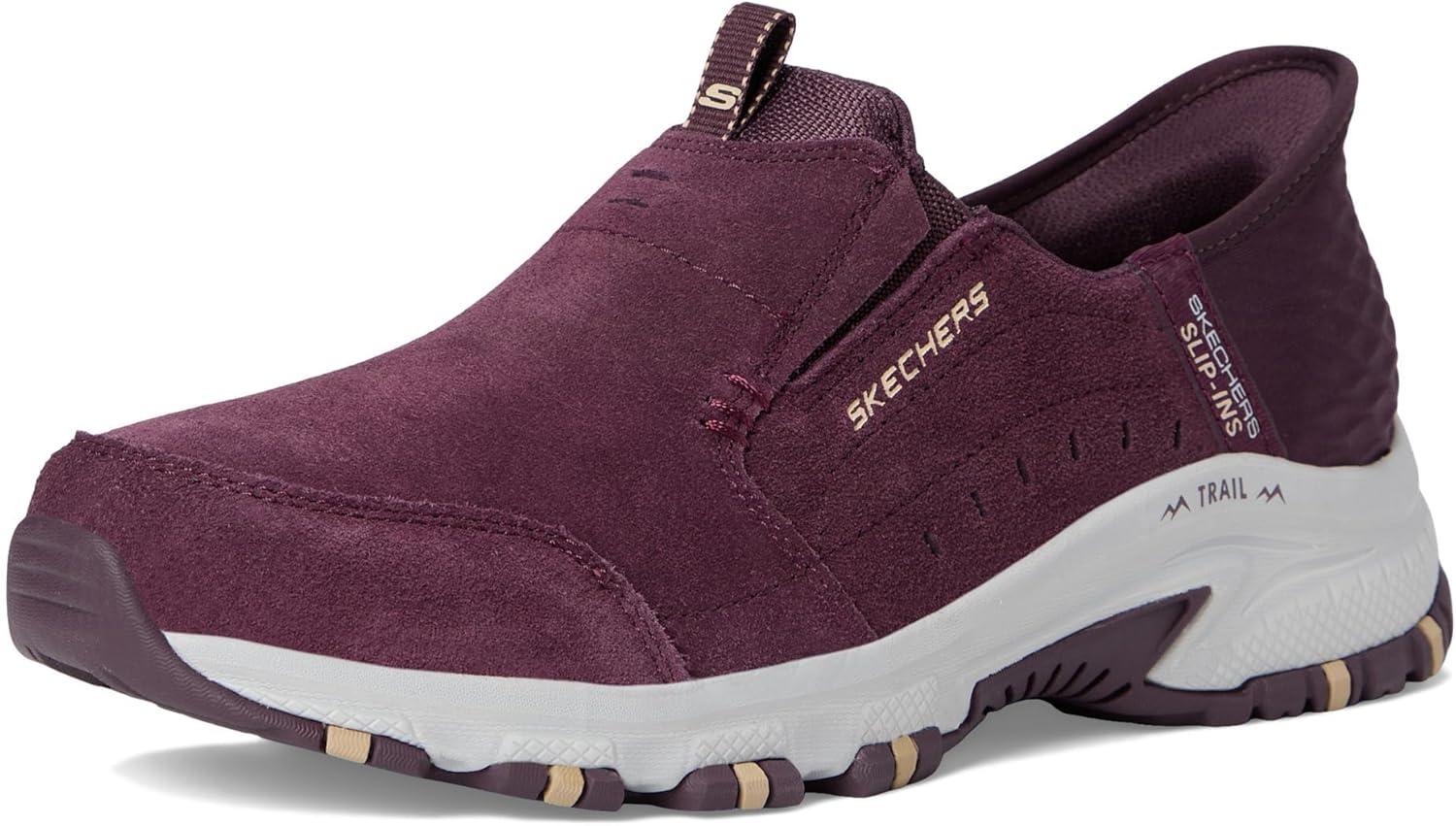 imageSkechers Womens Hillcrest Sunapee Hands Free SlipIn LoafersBurgundy