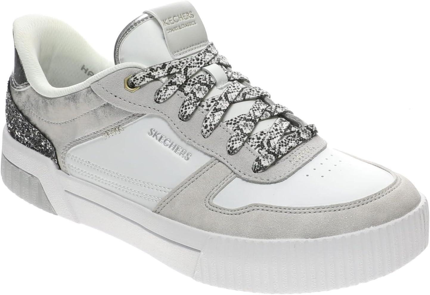 imageSkechers Womens Jade Hands Free Slipins SneakersWhiteSilver