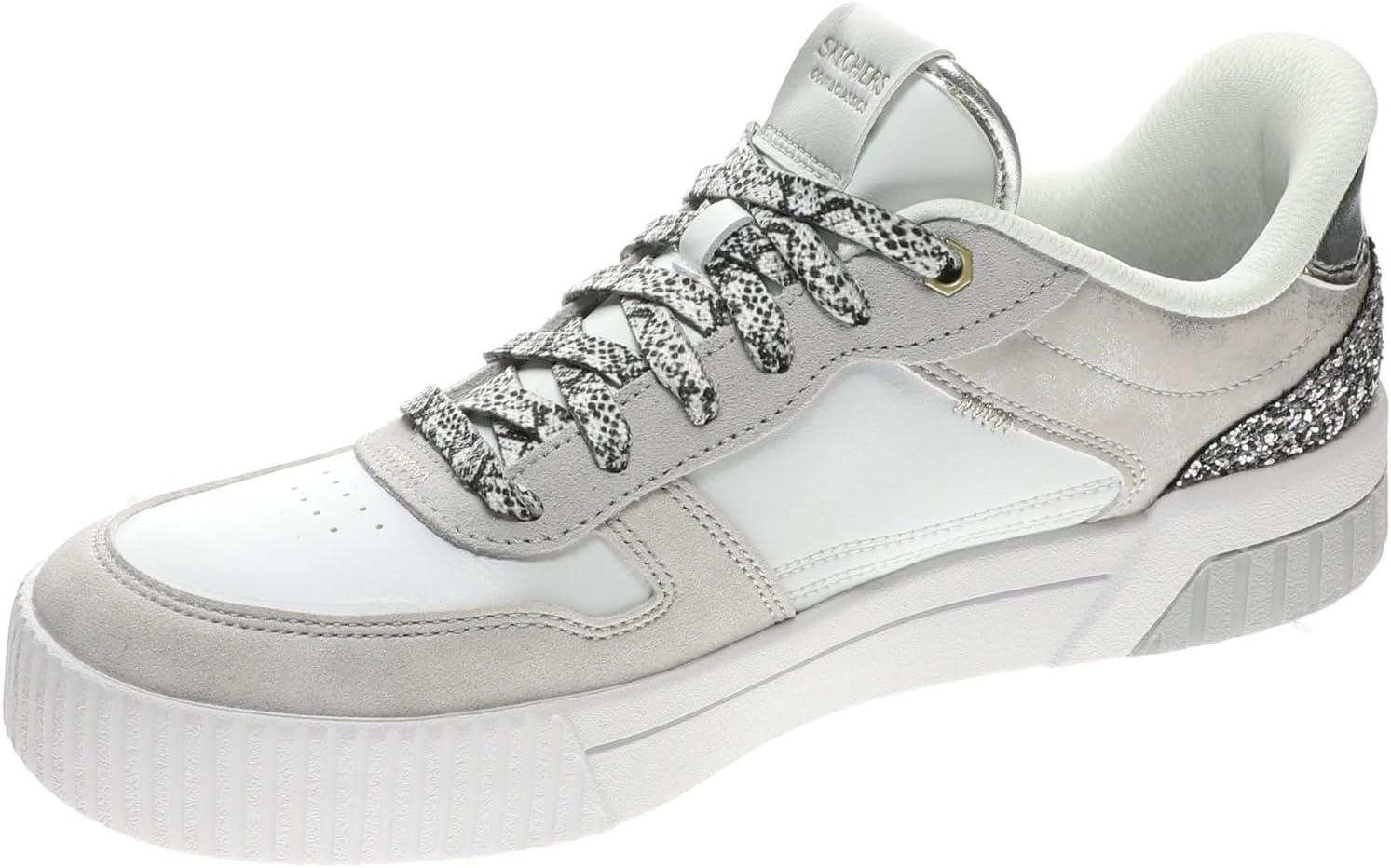 imageSkechers Womens Jade Hands Free Slipins SneakersWhiteSilver