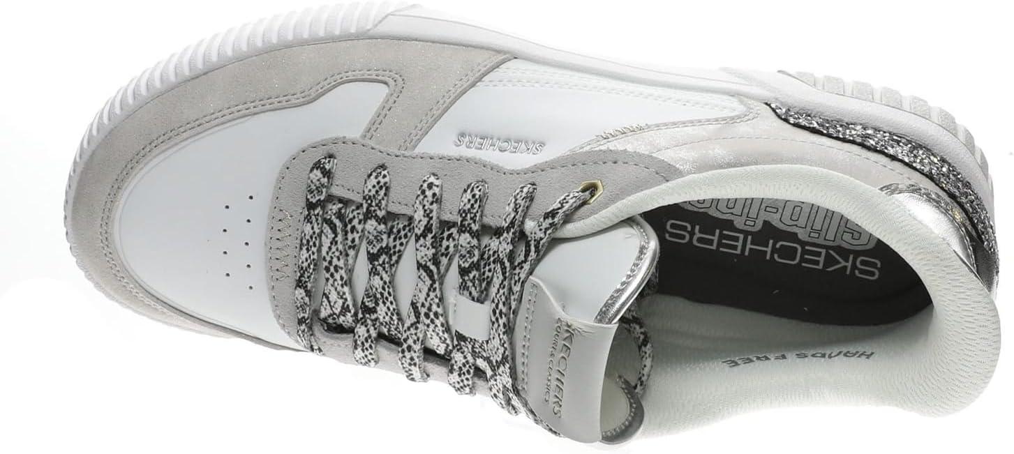 imageSkechers Womens Jade Hands Free Slipins SneakersWhiteSilver