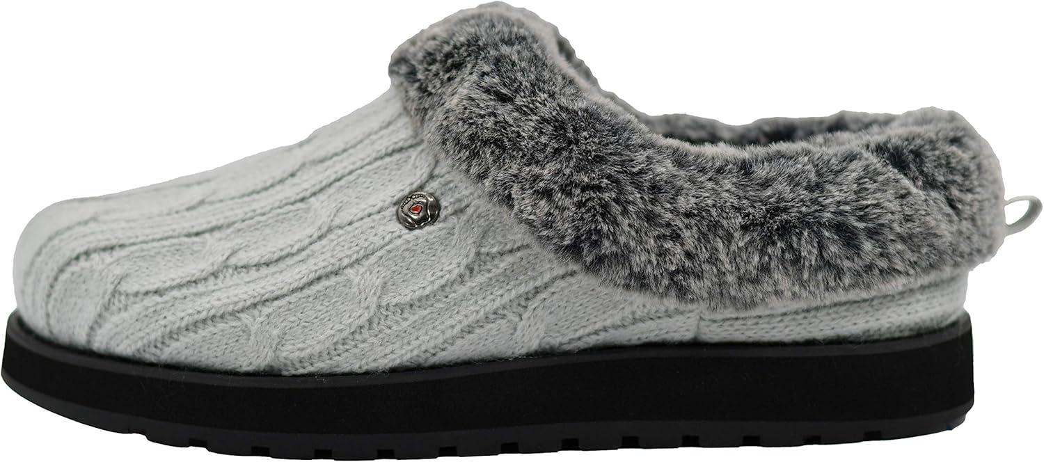 imageSkechers Womens Keepsakes Ice Angel SlipperBlackCharcoal