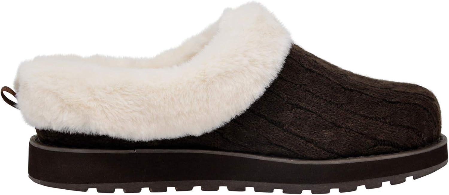 imageSkechers Womens Keepsakes Ice Angel SlipperChocolateNatural