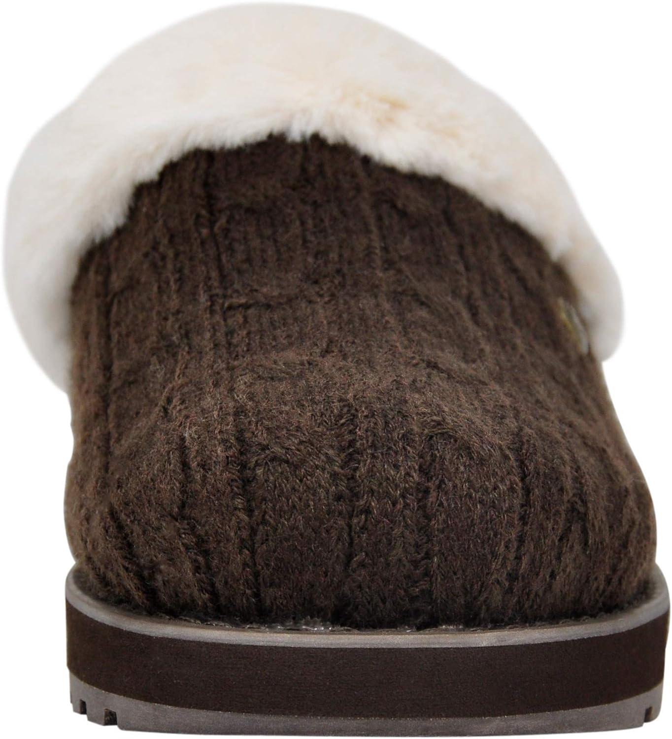 imageSkechers Womens Keepsakes Ice Angel SlipperChocolateNatural