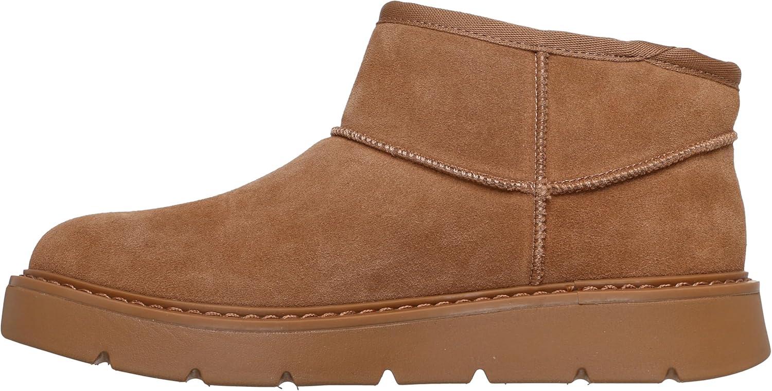 imageSkechers Womens Keepsakes Cozy Mini Hands Free Slipins Snow BootChestnut