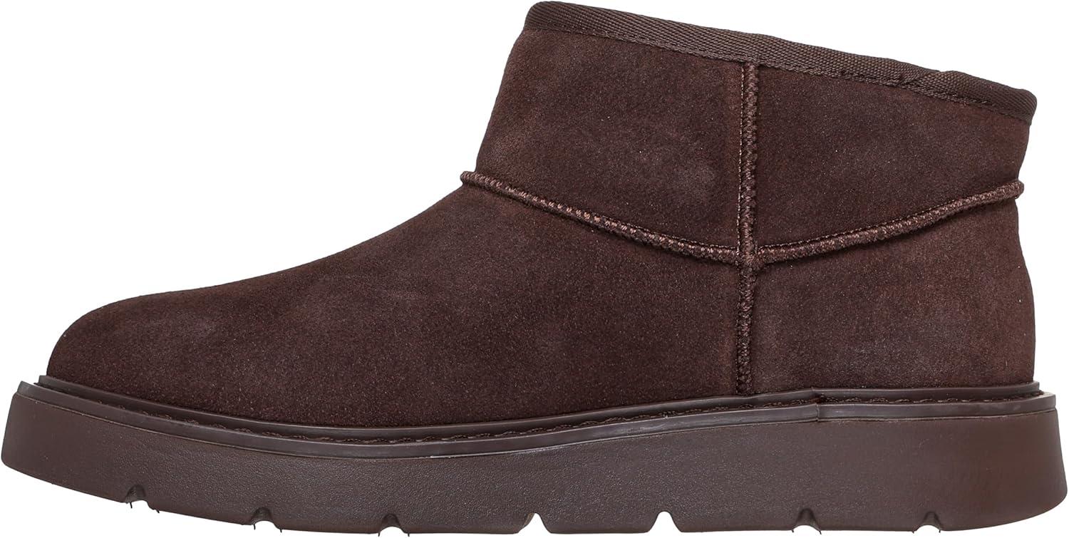 imageSkechers Womens Keepsakes Cozy Mini Hands Free Slipins Snow BootChocolate