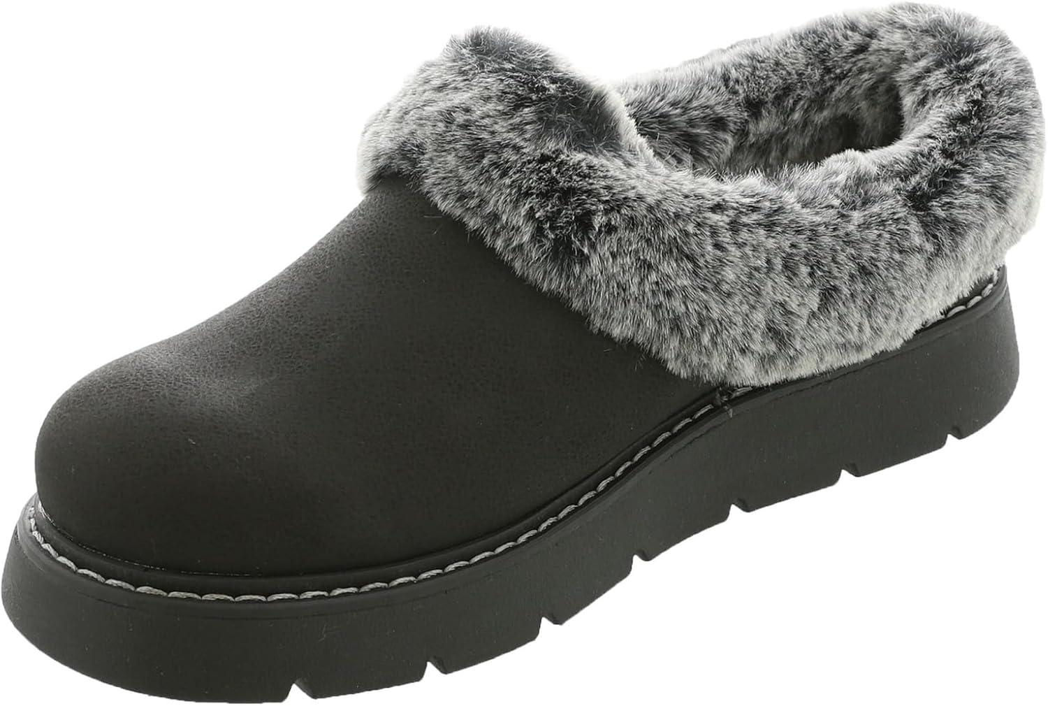 imageSkechers Womens Keepsakes Lite Cozy Blend SlippersBlackBlack