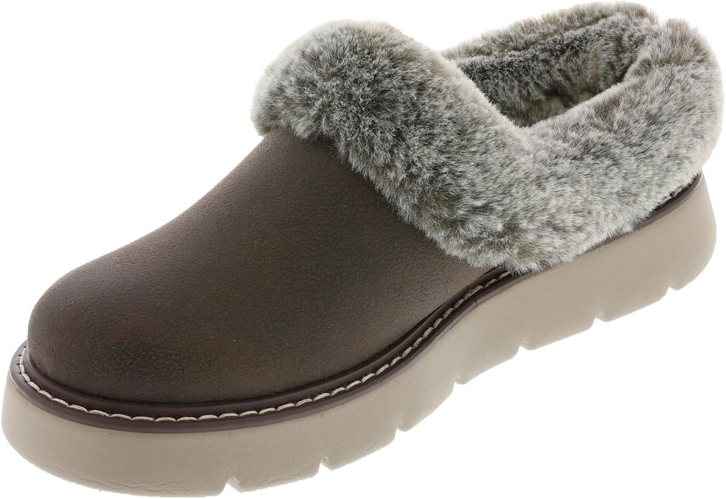 imageSkechers Womens Keepsakes Lite Cozy Blend SlippersChocolate