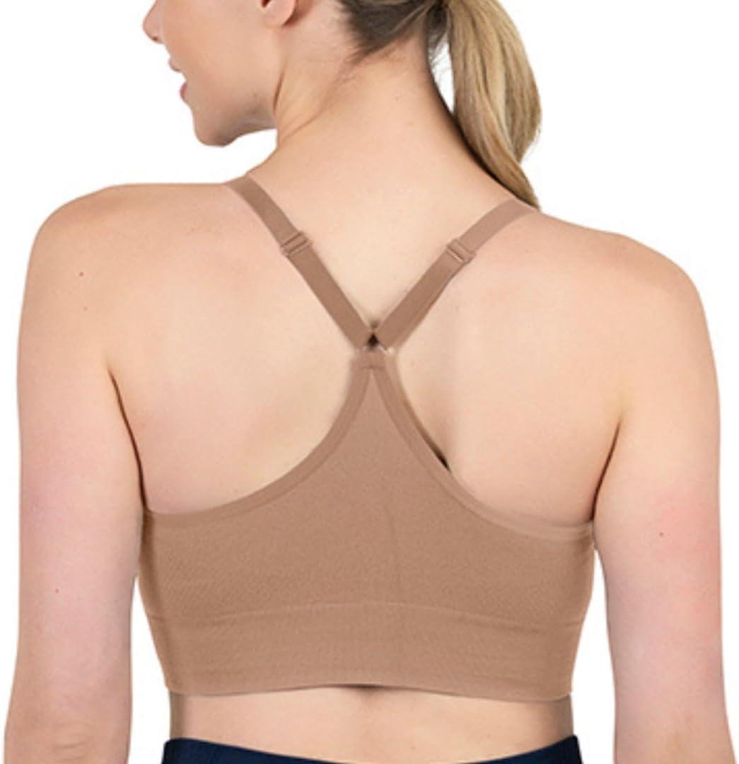 imageSkechers Womens Ladies Seamless Cami BraBlack Tanzine