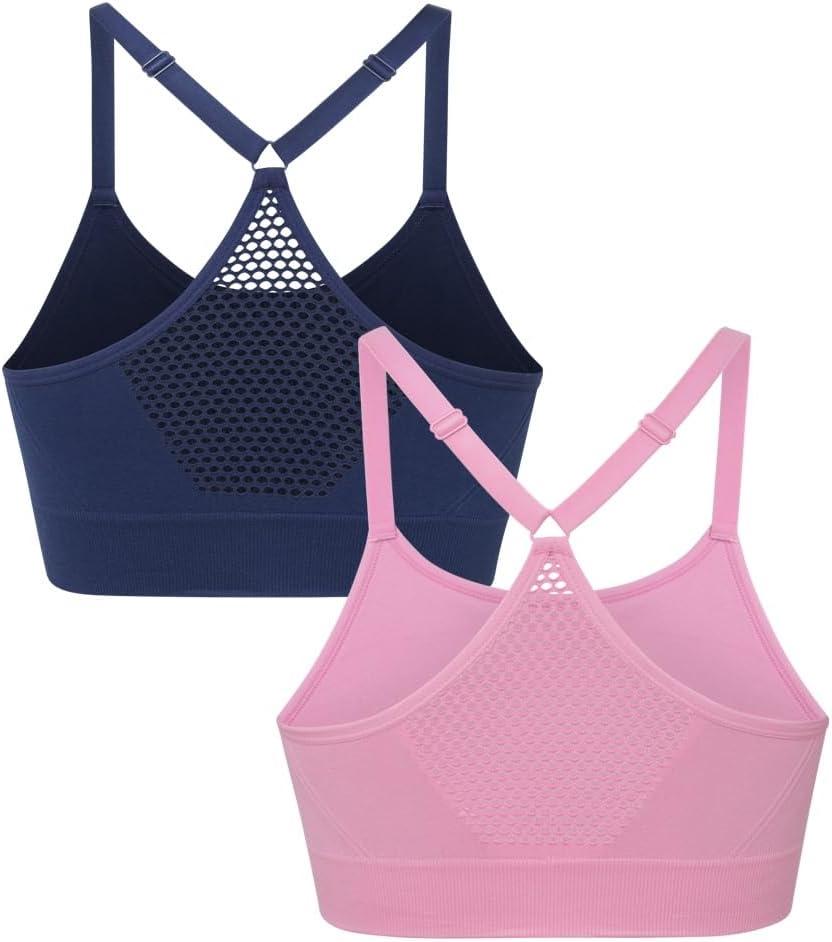 imageSkechers Womens Ladies Seamless Cami BraSachet Pink Dress Blues