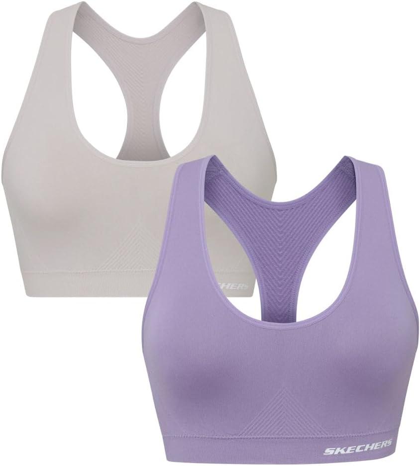 imageSkechers Womens Ladies Seamless Racerback BraAshes of Roses Daybreak