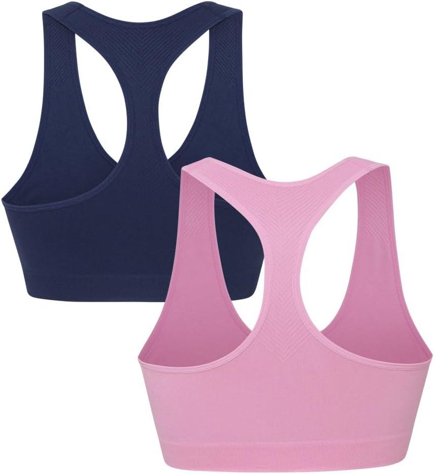 imageSkechers Womens Ladies Seamless Racerback BraSachet Pink Dress Blues