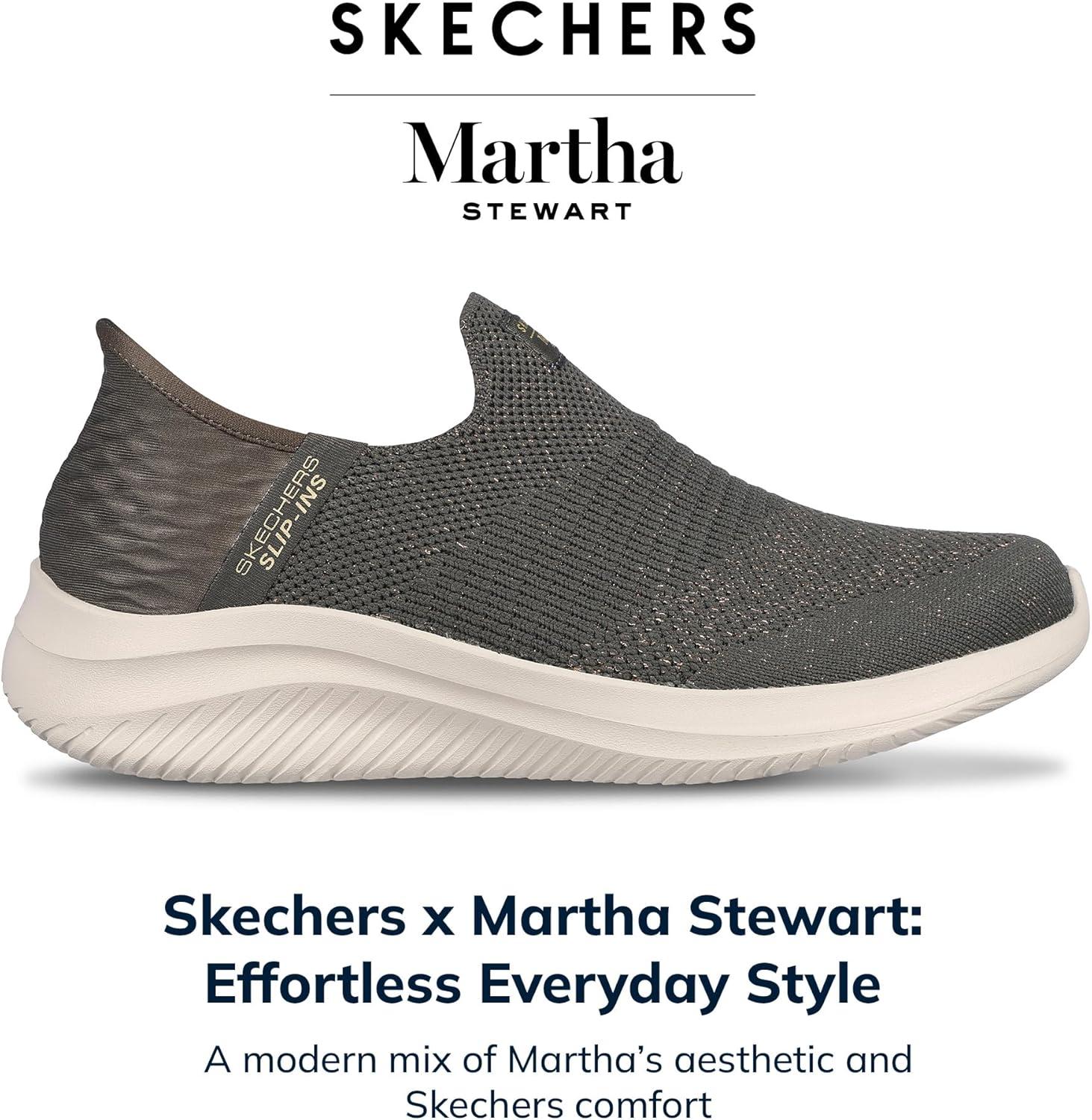 imageSkechers Womens Martha Stewart Ultra Flex 30 Neptune SneakersOlive