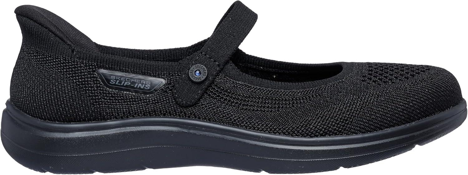 imageSkechers Womens Mary Jane FlatBlackBlack