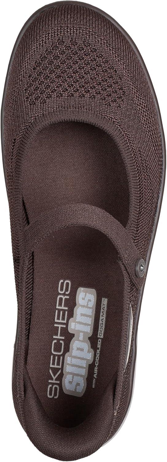 imageSkechers Womens Mary Jane FlatChocolate