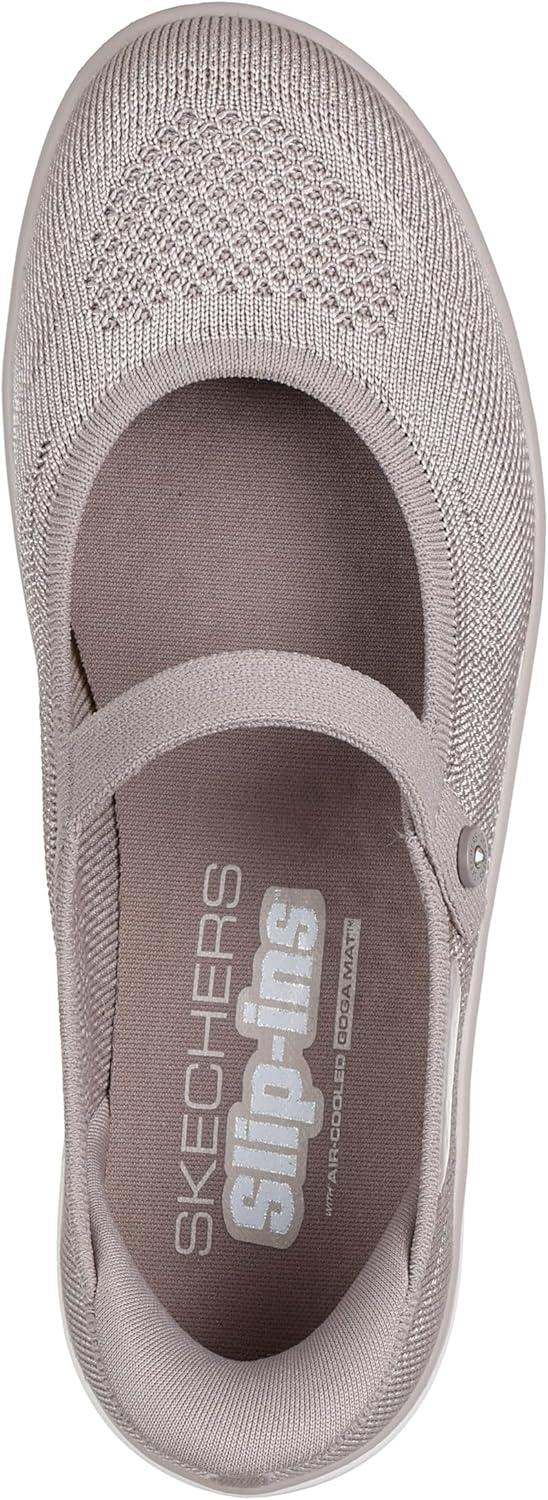 imageSkechers Womens Mary Jane FlatTaupe