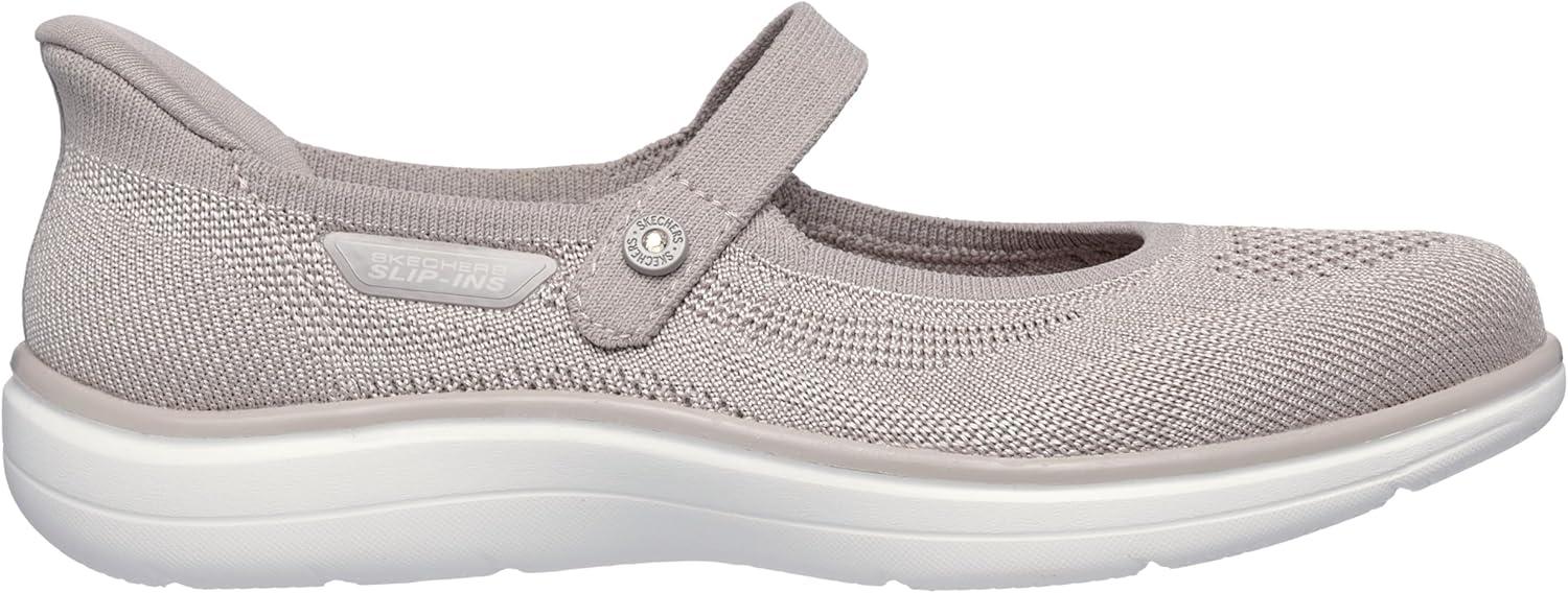 imageSkechers Womens Mary Jane FlatTaupe