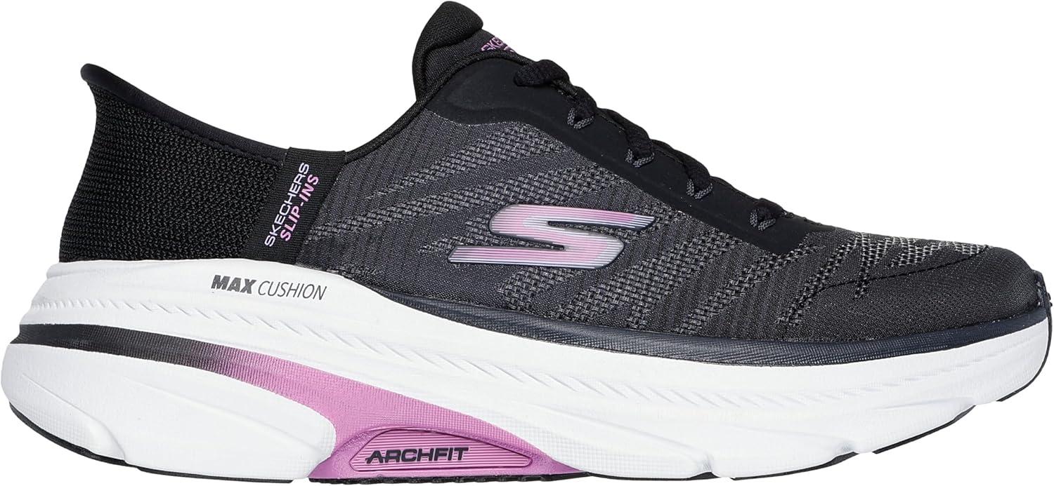 imageSkechers Womens Max Cushioning Arch Fit 20 Adelphi Hands Free SlipinsBlackLavender