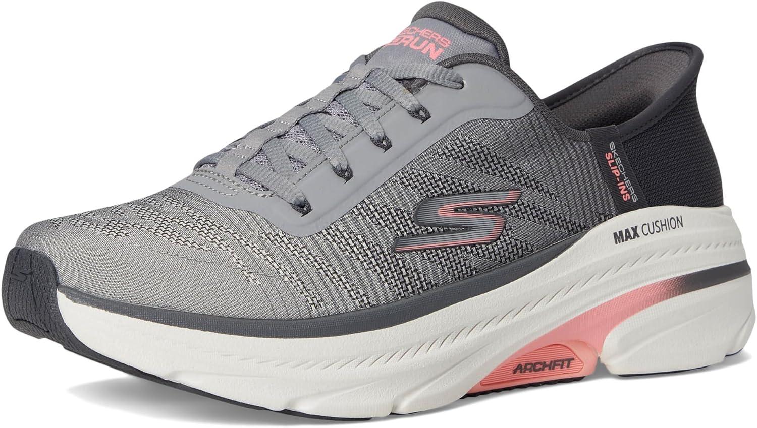 imageSkechers Womens Max Cushioning Arch Fit 20 Adelphi Hands Free SlipinsGrayCoral