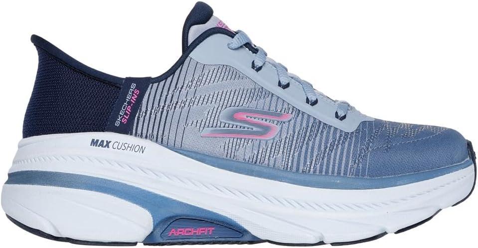 imageSkechers Womens Max Cushioning Arch Fit 20 Adelphi Hands Free SlipinsNavyPink