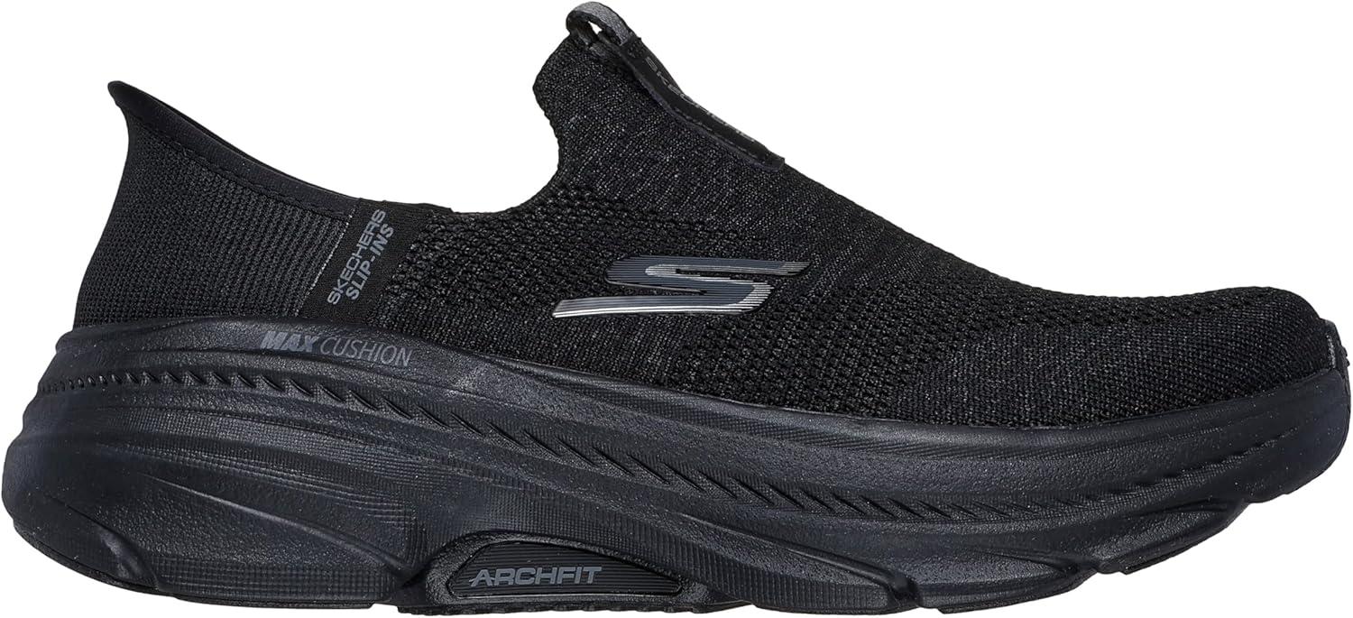 imageSkechers Womens Max Cushioning Arch Fit 20 Cambridge Hands Free SlipinsBlack