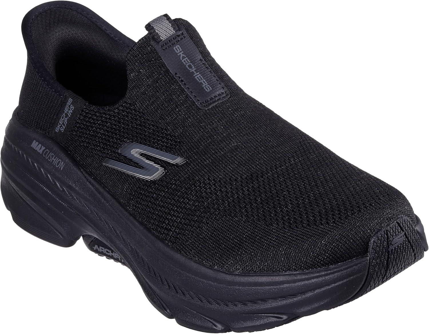 imageSkechers Womens Max Cushioning Arch Fit 20 Cambridge Hands Free SlipinsBlack