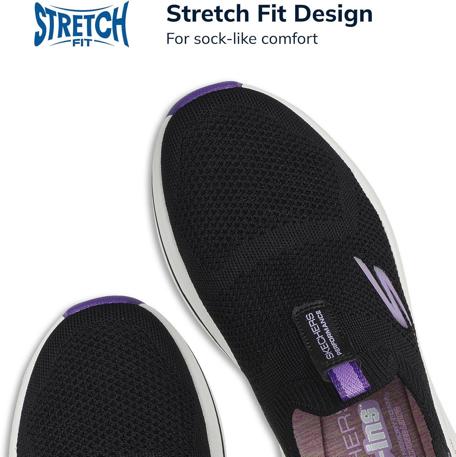 imageSkechers Womens Max Cushioning Elite 20 Eternal TrainersBlackPurple