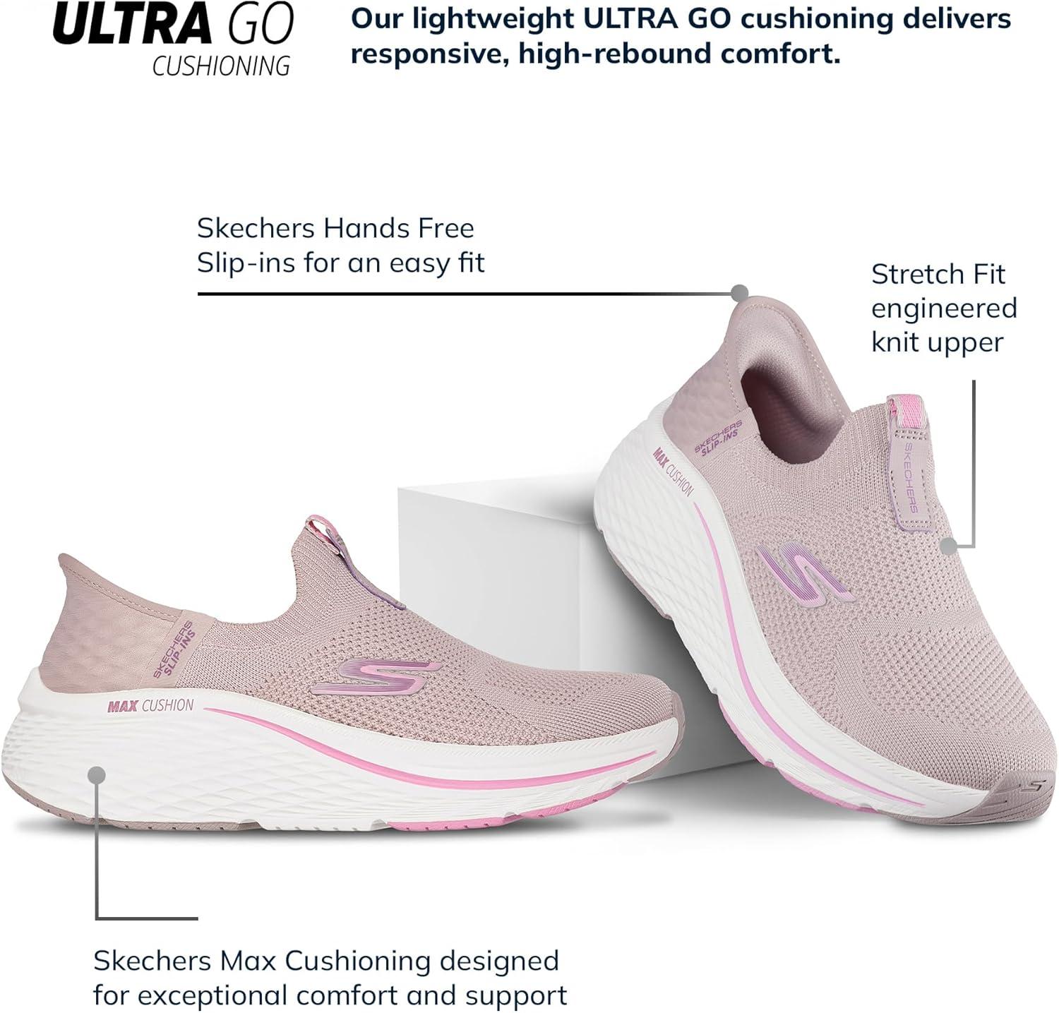 imageSkechers Womens Max Cushioning Elite 20 Eternal TrainersMauve