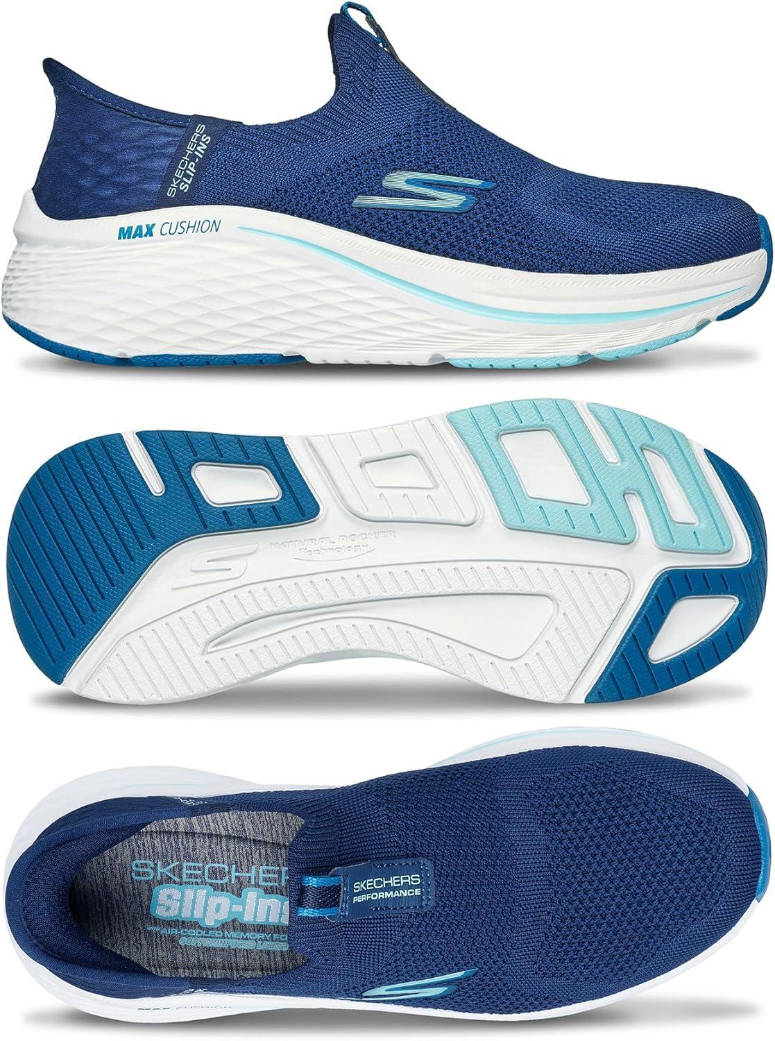 imageSkechers Womens Max Cushioning Elite 20 Eternal TrainersNavyBlue