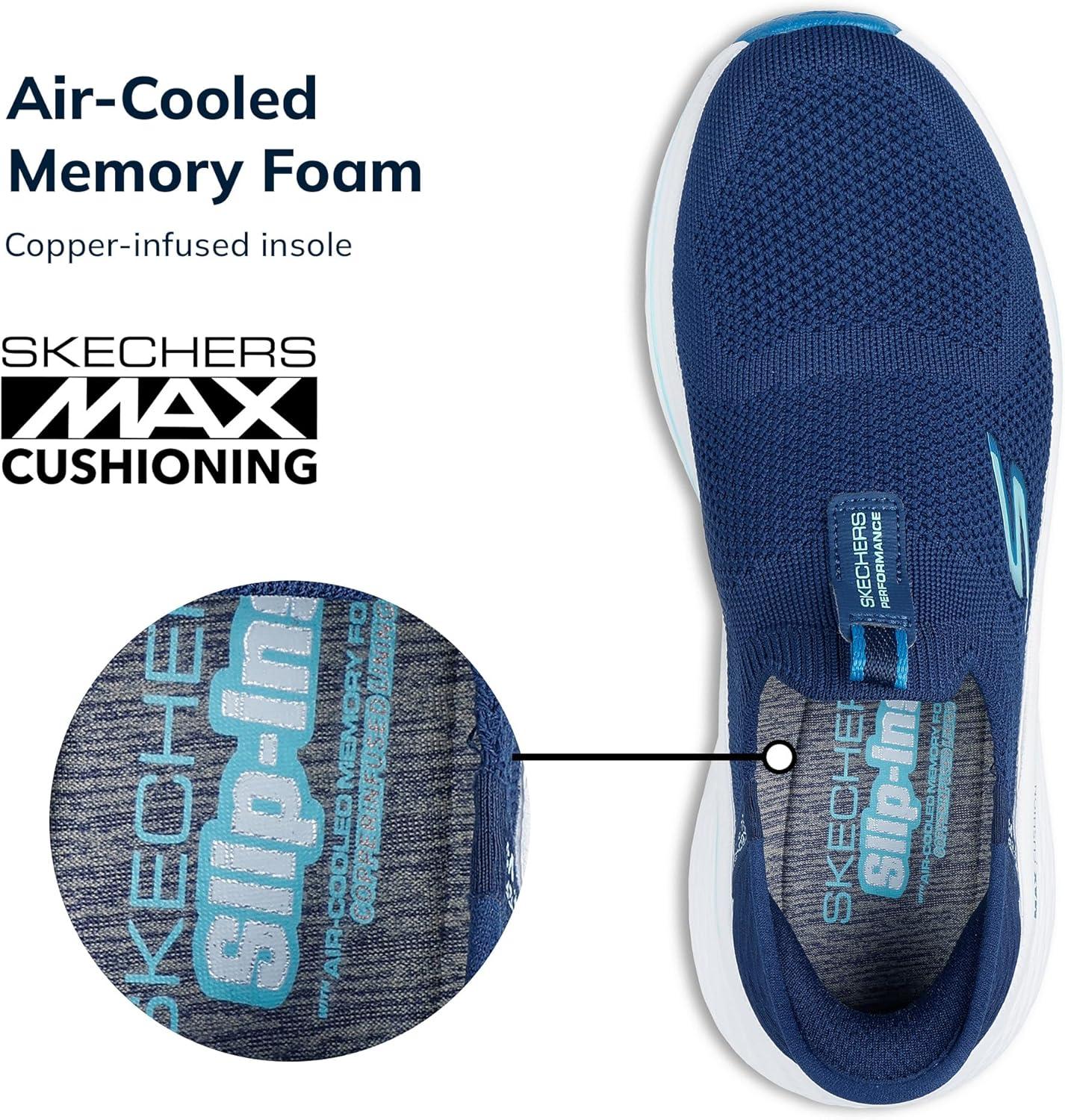 imageSkechers Womens Max Cushioning Elite 20 Eternal TrainersNavyBlue