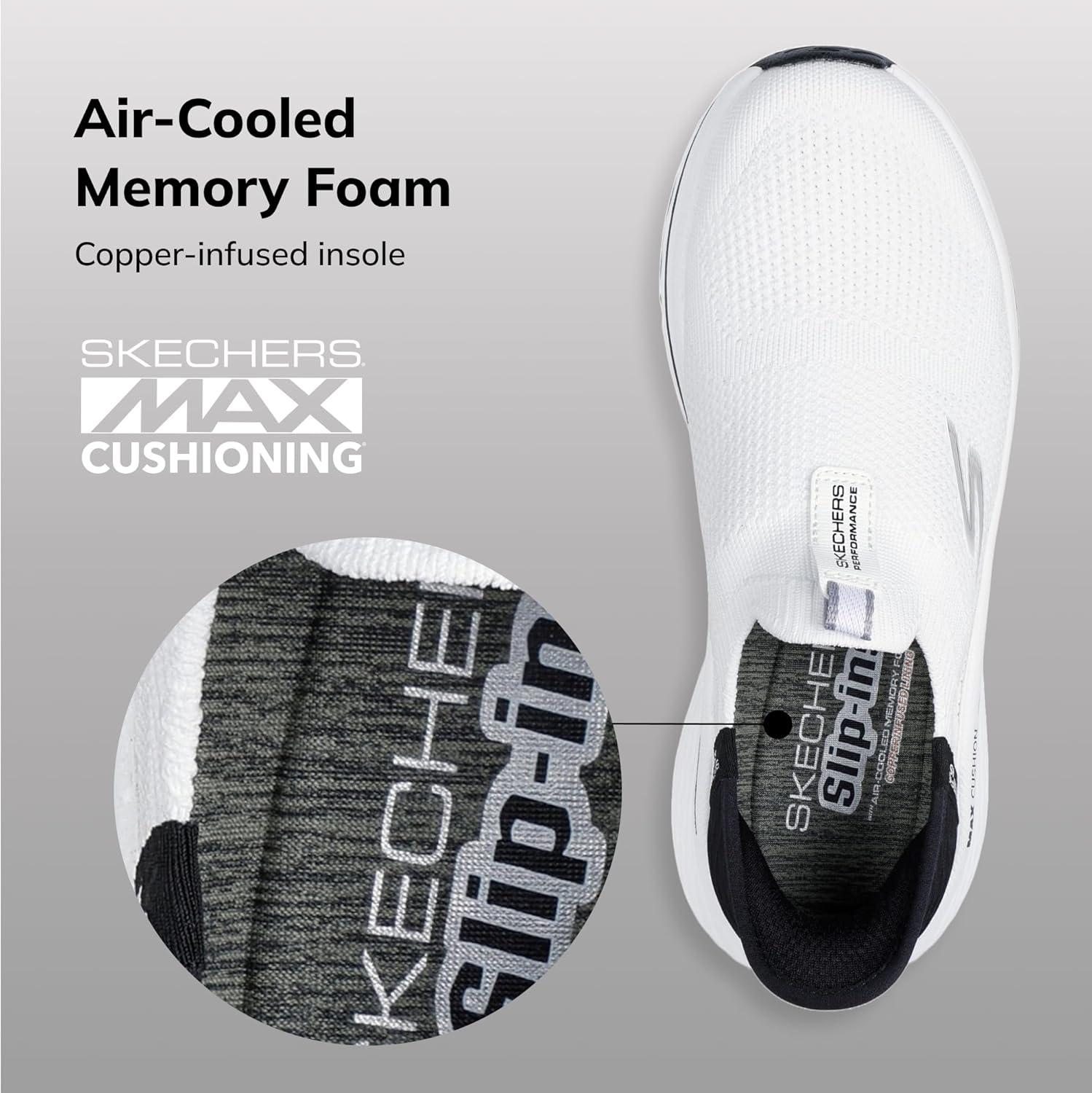 imageSkechers Womens Max Cushioning Elite 20 Eternal TrainersWhiteBlack