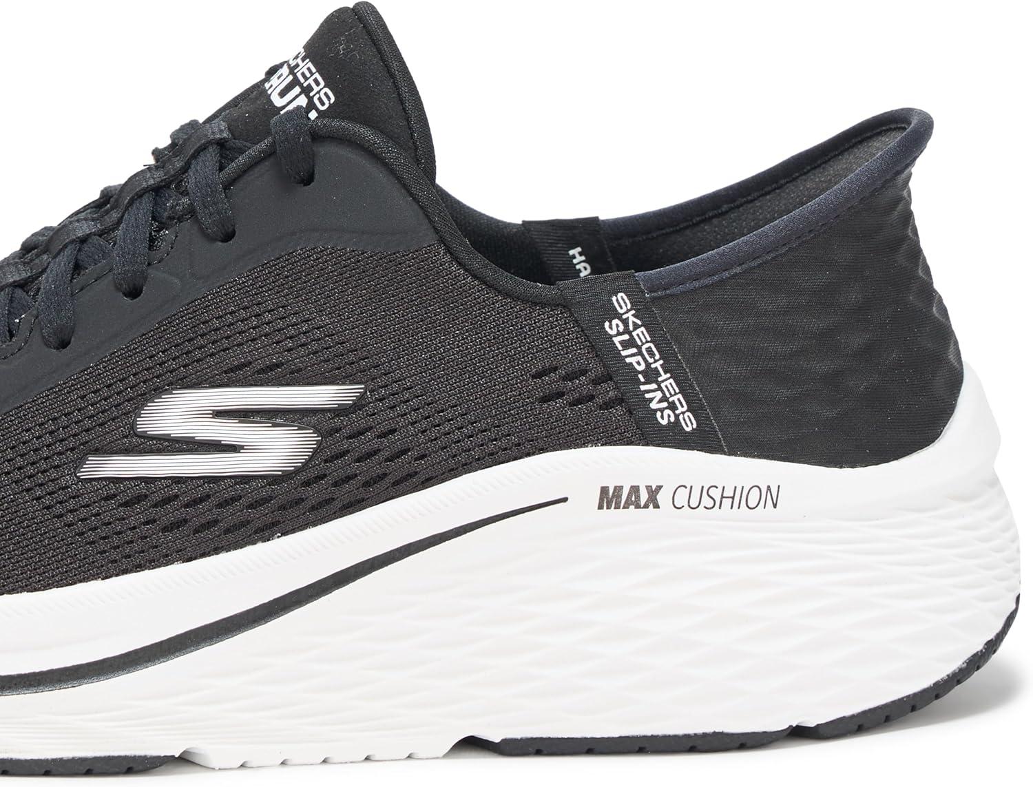 imageSkechers Womens Max Cushioning Elite 20 Vanish Hands Free SlipinsBlackWhite