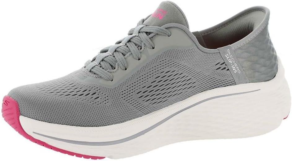 imageSkechers Womens Max Cushioning Elite 20 Vanish Hands Free SlipinsCharcoalPink