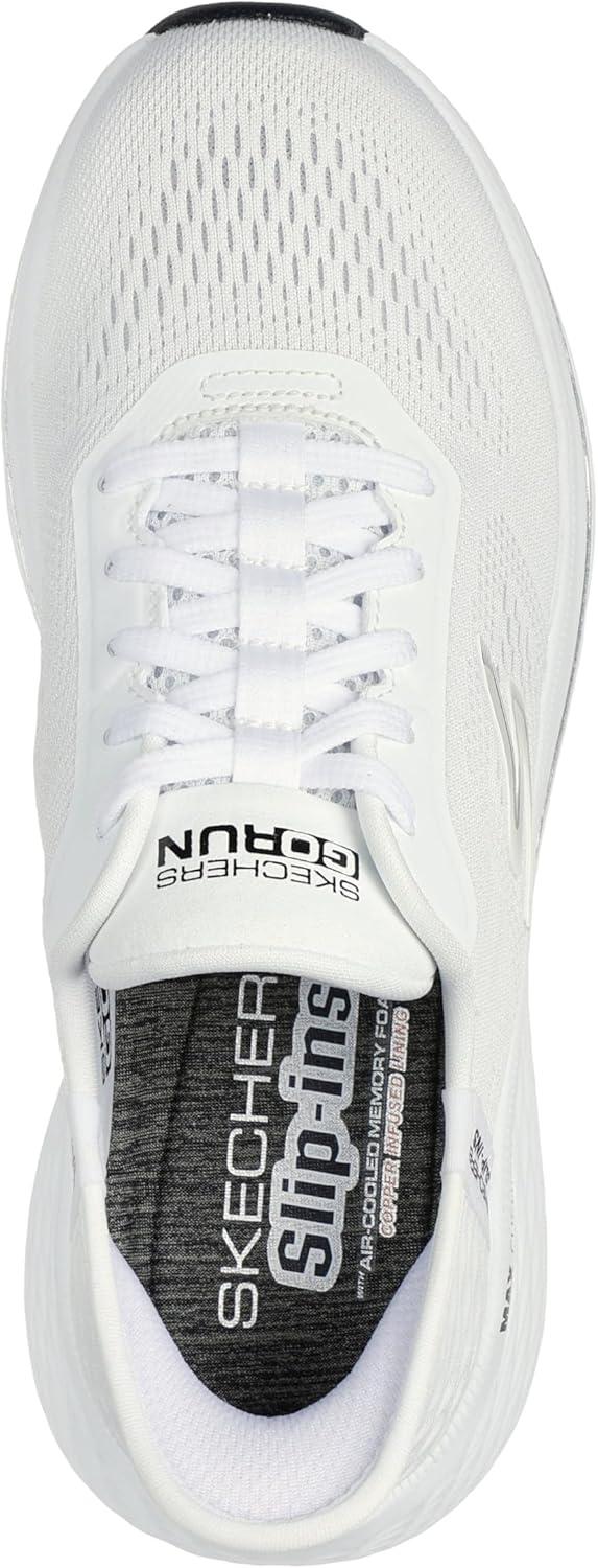 imageSkechers Womens Max Cushioning Elite 20 Vanish Hands Free SlipinsWhiteBlack